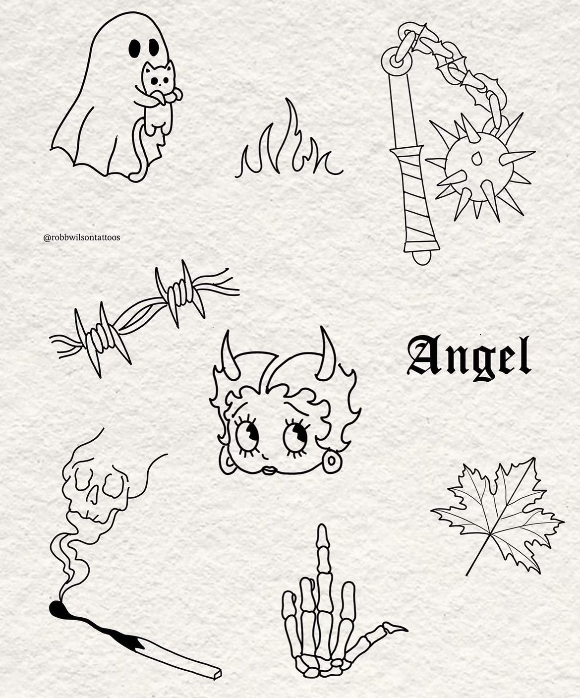 flash tattoos done by Robb Wilson flash tattoos done by Robb Wilson