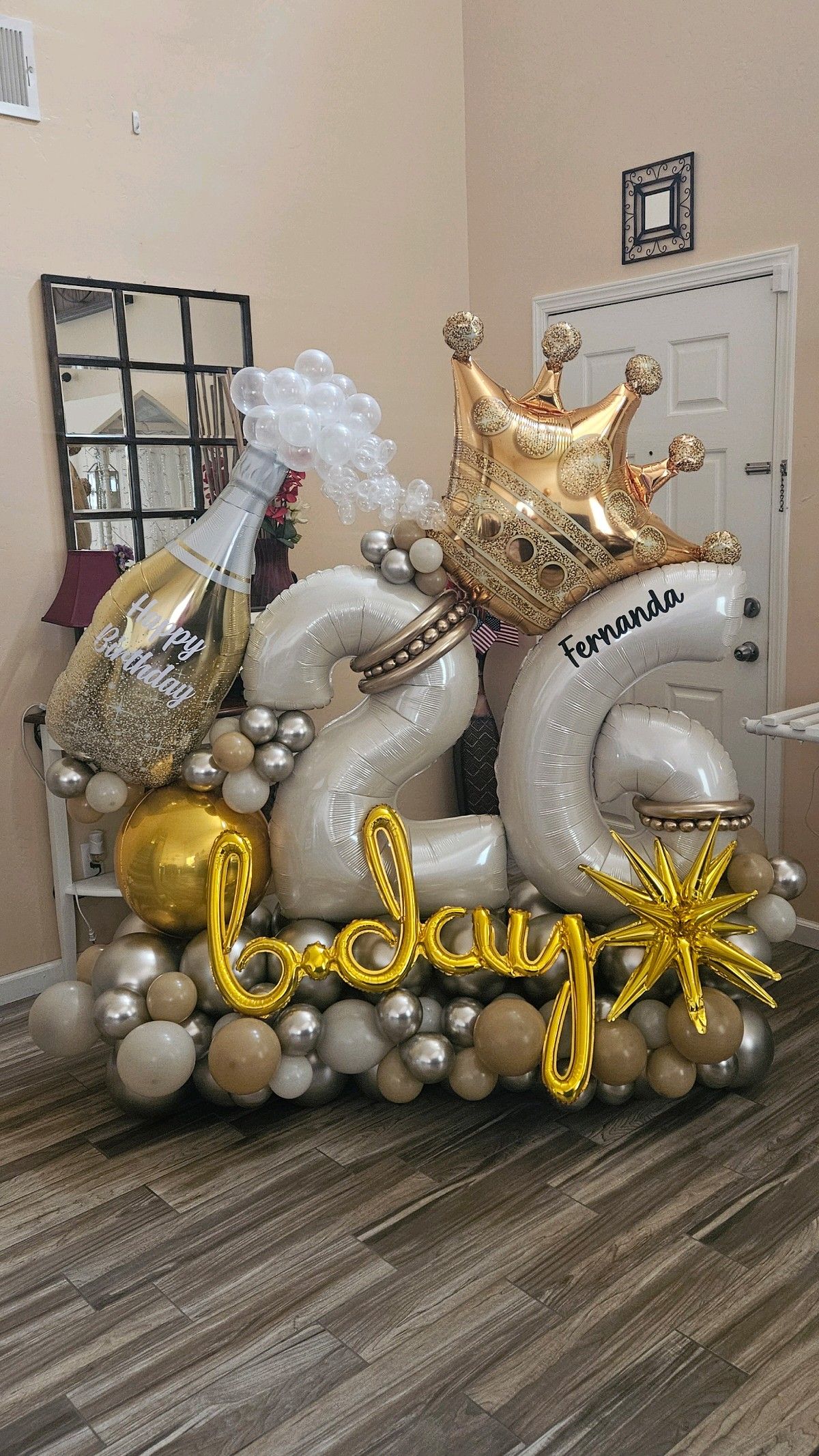 Marquee balloon for 26 yr.old Marquee balloon for 26 yr.old